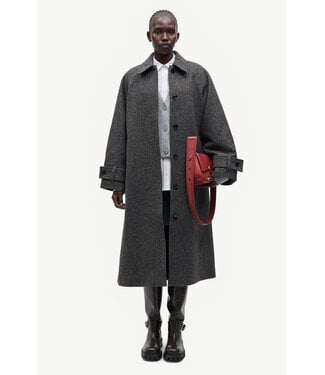 Samsoe Samsoe Saalma coat Dark grey Mel.