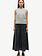 Samsoe Samsoe Sathea leather skirt Volcanic ash