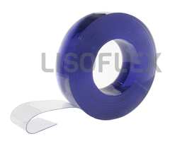 FlexTherm® 50m x 100x2 mm PVC Rolle blautransparent klar