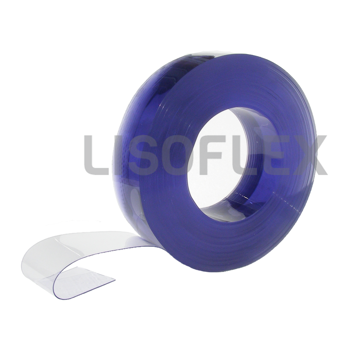 FlexTherm® 50m x 100x2 mm PVC Rolle standard normal kältefest blautransparent klar
