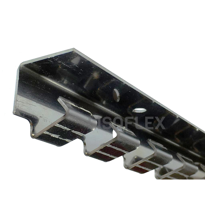FlexTherm® PVC Streifenvorhang nach Maß – Komplett Montagefertig – Transparent 100x2mm
