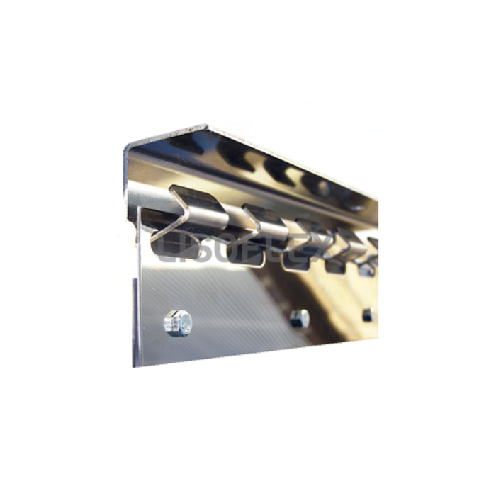 FlexTherm® PVC Streifenvorhang nach Maß – Komplett Montagefertig – Transparent 100x2mm