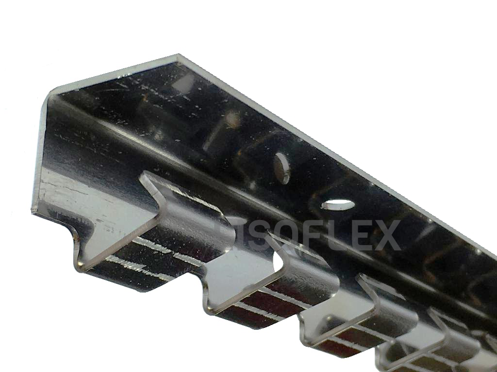 FlexTherm® PVC Streifenvorhang nach Maß – Komplett Montagefertig – Transparent 200x2mm