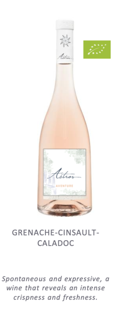 Astros (Château d'Astros) Aventure, IGP Var Rosé 2025 (BIO)