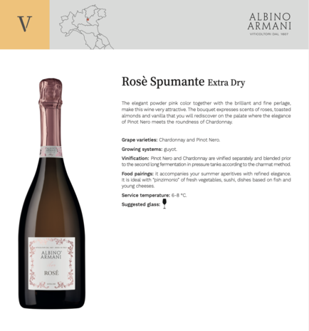 Albino Armani Spumante Rosé Extra Dry Albino Armani Spumante Rosé Extra Dry