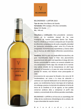 Belondrade y Lurton Belondrade Y Lurton 2024 (intekening)