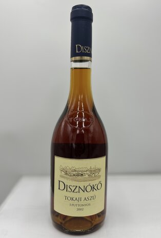 Fine & Rare  Disznókõ Tokaji Aszú 5 puttonyos 2002 (0,5L)