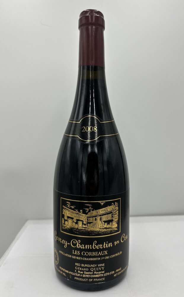 Fine & Rare  Gérard Quivy, Gevrey-Chambertin 1er cru 'Les Corbeaux' 2008