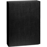 Cadeauverpakking wijndoos zwart  3-vaks