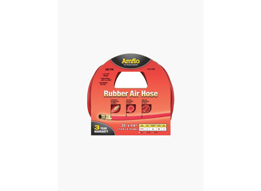 AMFL airhose rubber 1/4 x 25