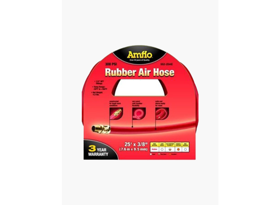 AMFL Airhose Rubr 3/8x 25