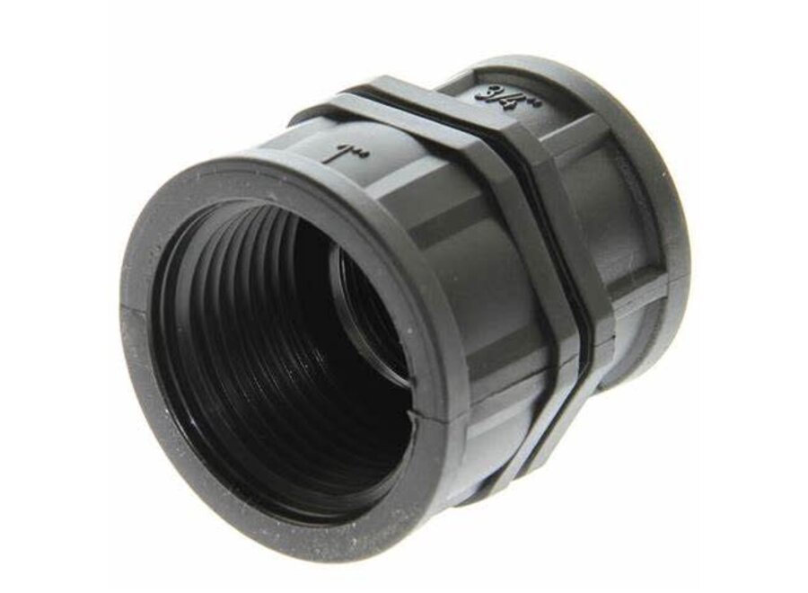 Pe treaded adapter 3/4 to 1