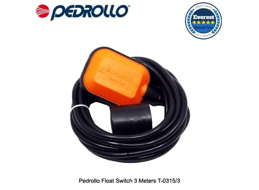 Float switch small/0315/t80 pedrollo