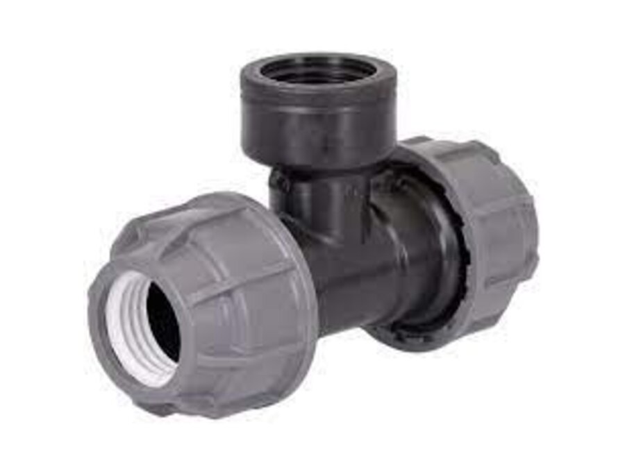 hdpe coupling female adapter Tee 32-1 -32