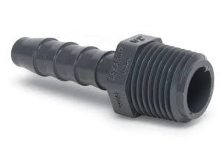 Reducing male adapter mnptxbarb 1x3/4