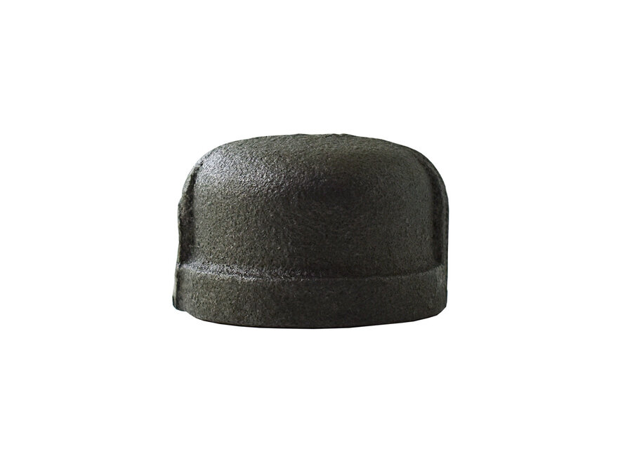 1-1/4” FPT Black Malleable Cap