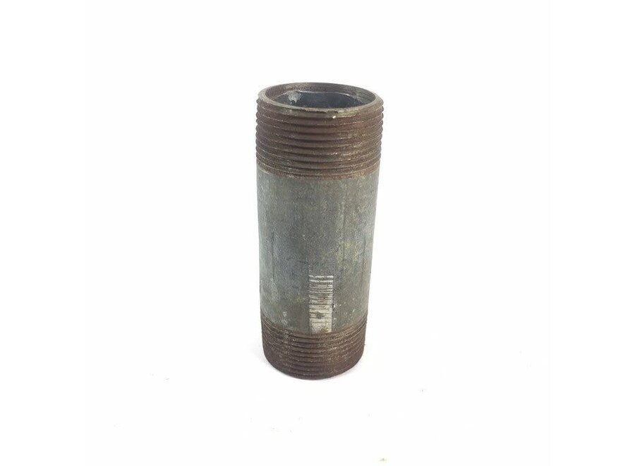 Black Malleable Iron Fitting Barrel Nipple, (L)
