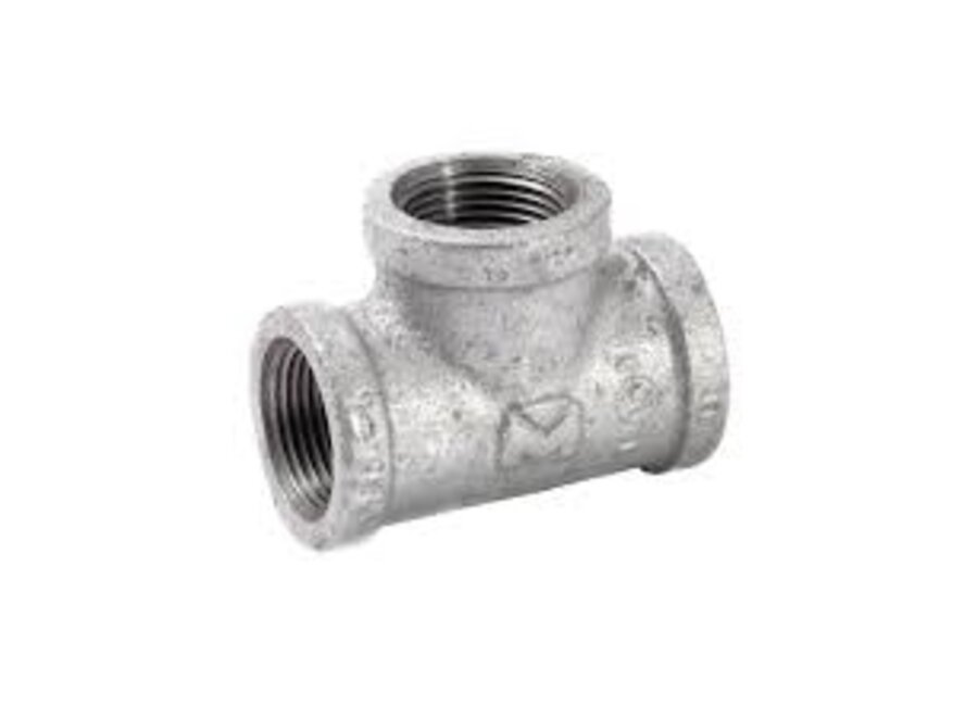 Southland Reducing Galvanized Tee 3/8