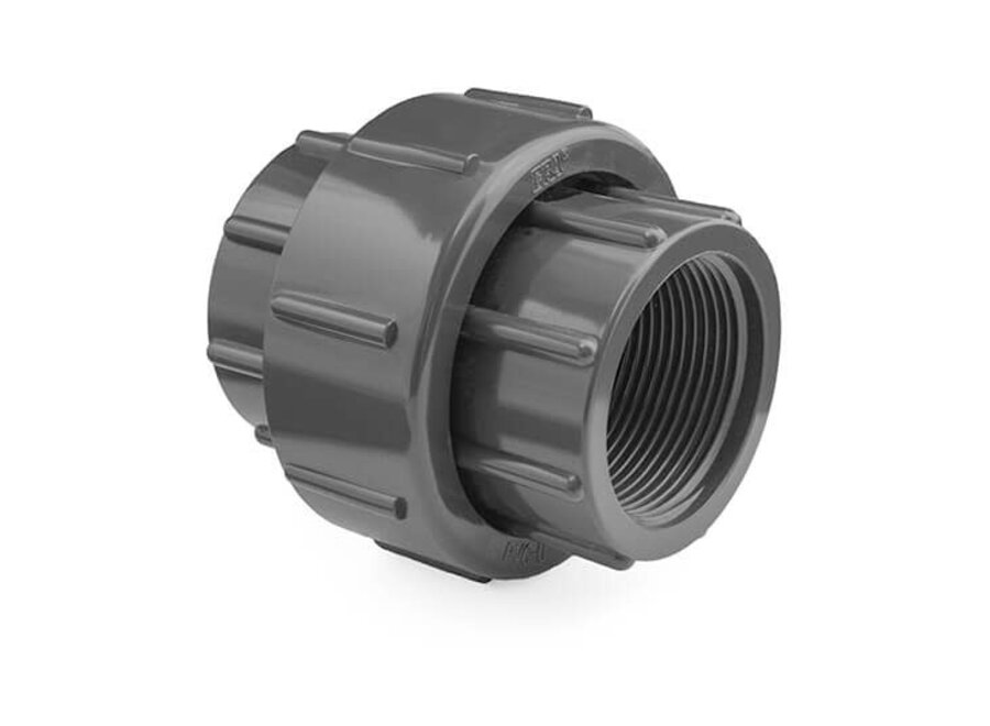 PVC Pipe Fitting, Union with EPDM O-Ring, 3/4" NPT Femal(SMALL)
