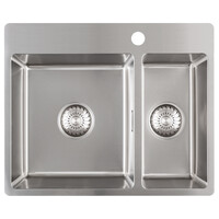 HOMESB008 Spoelbak 570x450 mm, Rvs, Opbouw/vlakinbouw