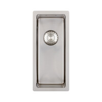 HOMESB038 Spoelbak 200x440 mm, Rvs, Opbouw/onderbouw/vlakinbouw