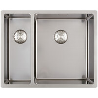 HOMESB048 Spoelbak 550x440 mm, Rvs, Opbouw/onderbouw/vlakinbouw