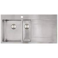 HOMESB070 Spoelbak 1010x520 mm, Rvs, Opbouw/vlakinbouw