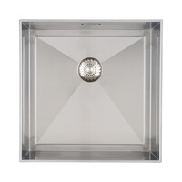 HOMESB074 Spoelbak 456x456 mm, Rvs, Onderbouw