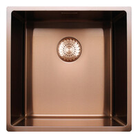 HOMESB080 Spoelbak 440x440 mm, Copper, Opbouw/onderbouw/vlakinbouw