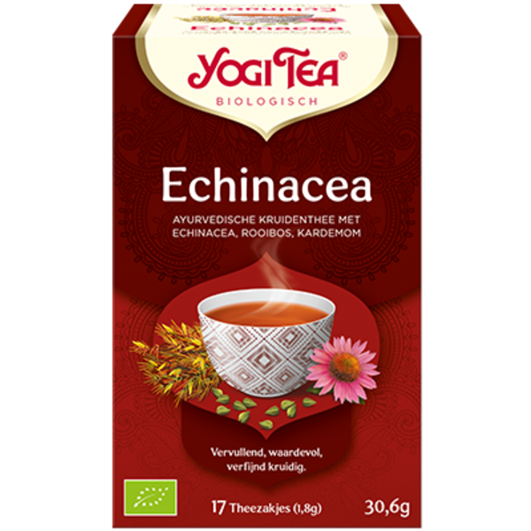 Yogi Tea YOGI TEA® Echinacea - Vervullend - Waardevol - Verfijnd - Kruidig