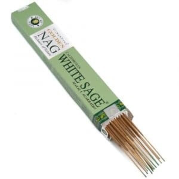 Vijayshree Golden Nag Californian White Sage - Vijayshree Golden Nag Richness of Nature - Incense Sticks