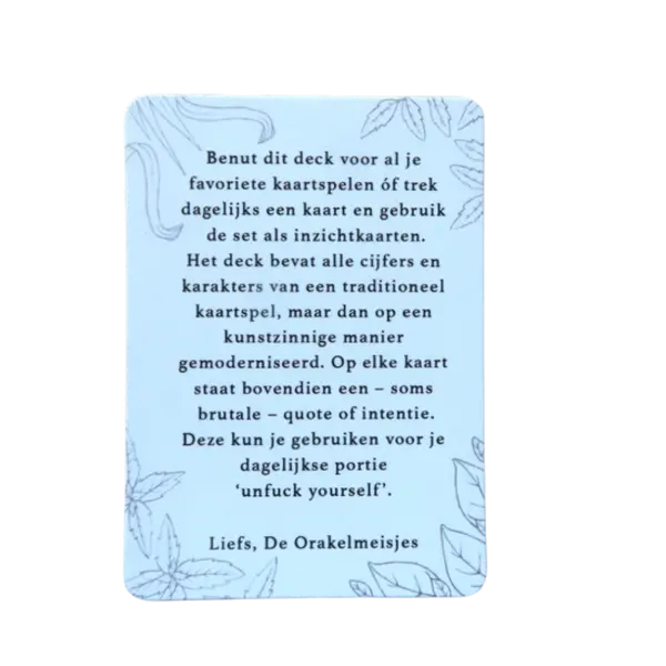 De Orakelmeisjes Queen of Hearts Wisdom Kaartspel - De Orakelmeisjes