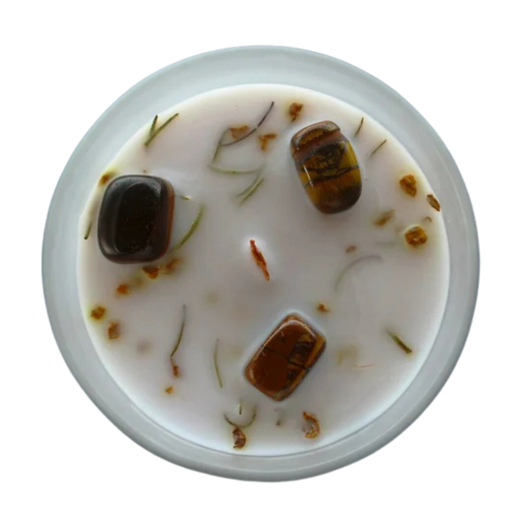 Green Tree Candle Company Edelsteenkaars Sweet Ginger Vitality - Aromatherapie - Green Tree
