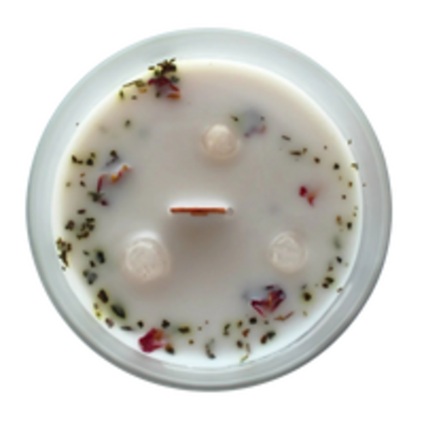Green Tree Candle Company Edelsteenkaars Rose Love - Aromatherapie - Green Tree