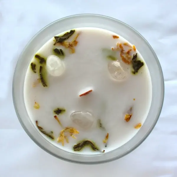 Green Tree Candle Company Edelsteenkaars Jasmine Spiritual Balance - Aromatherapie - Green Tree