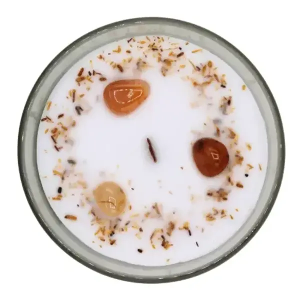 Green Tree Candle Company Edelsteenkaars Palo Santo Good Energy - Aromatherapie - Green Tree