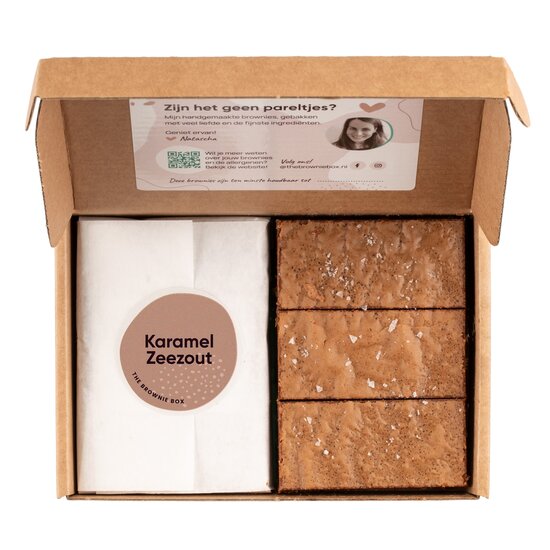 Karamel Zeezout Brownies