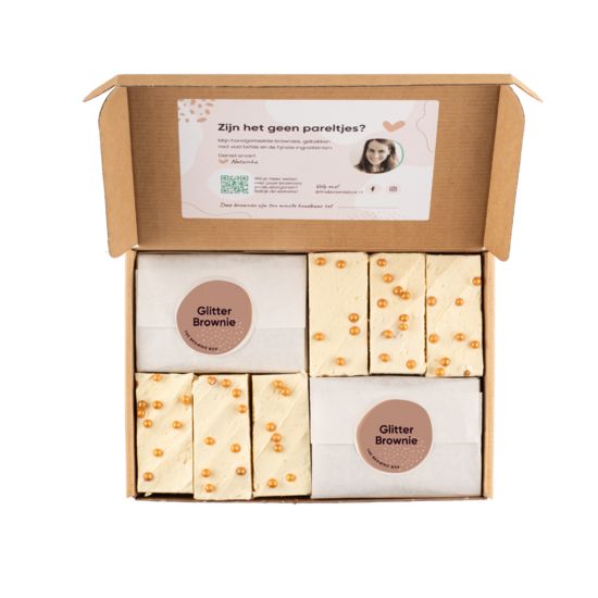 Exclusief: Feest Box | Champagne Blondies en Glitter Brownies