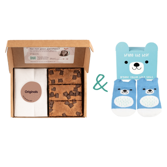 Oh Baby | Brownies | Bruno the bear babysokjes