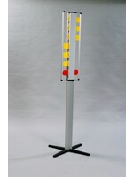 323 scoreboard on heavy stand with side protection