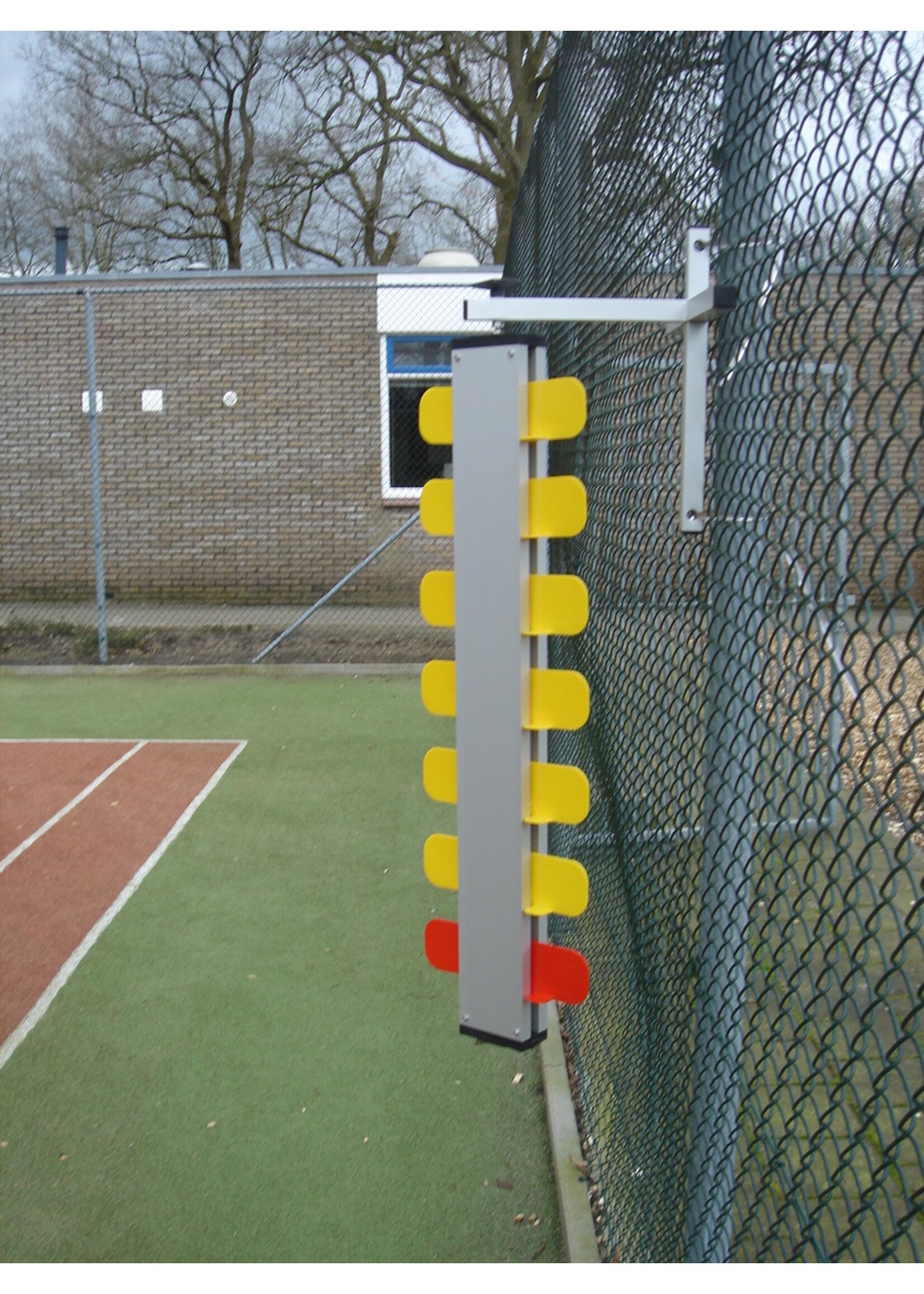 Scoreboard at the fence