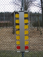 341 scoreboard with side protection at the fence
