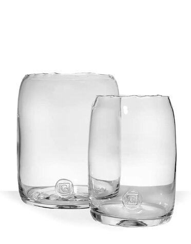 gommaire vaas tony small transparant glas