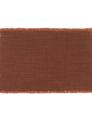 libeco home placemat jasper leather rood