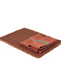 libeco home placemat jasper leather rood 35x50 cm