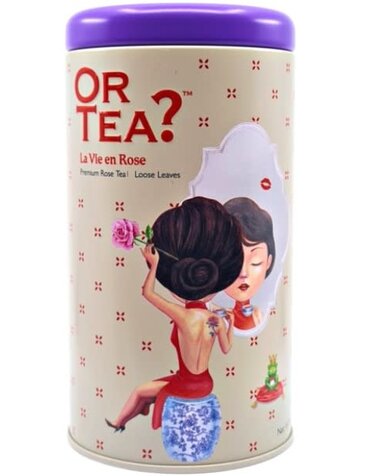 or tea? la vie en rose zwarte thee met rozen 75gr