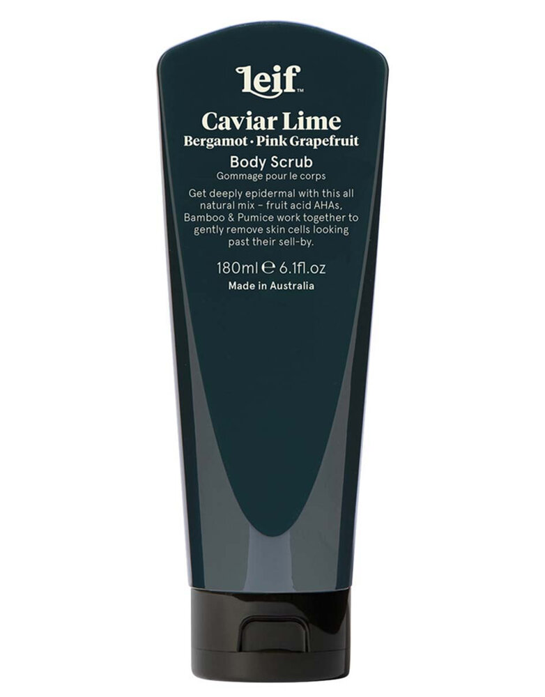 leif caviar lime body scrub 180ml