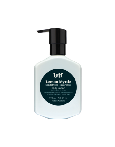 leif lemon myrtle body lotion 260ml