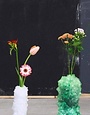 mineral series by isaac monte mineral series vase mini white