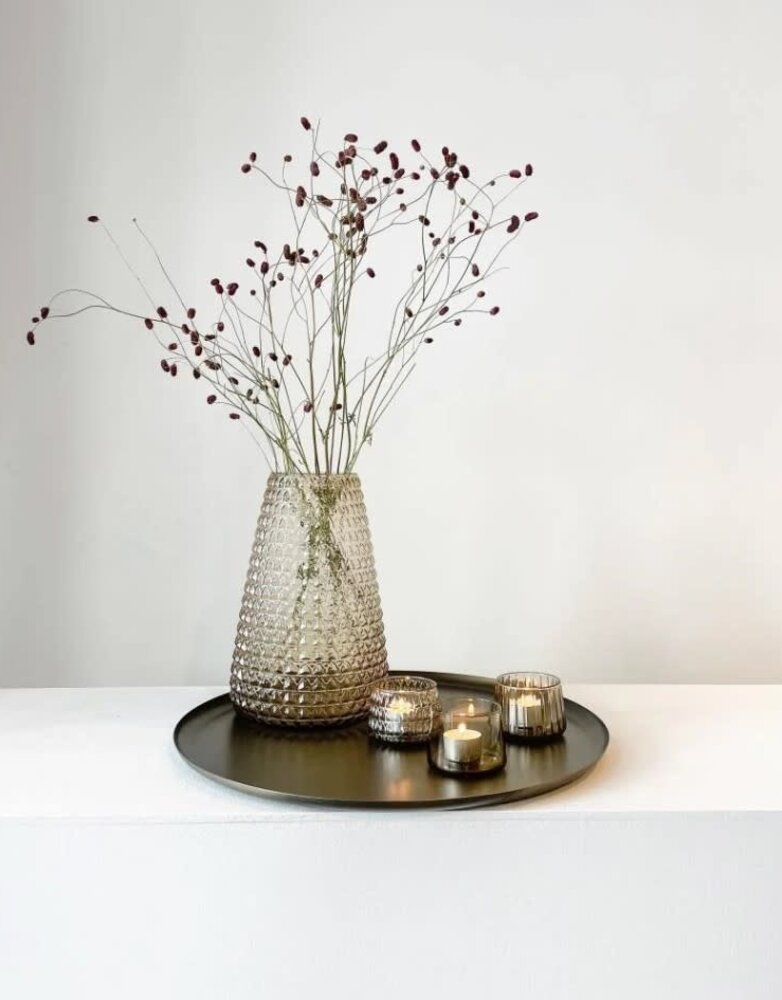 xlboom dim theelicht houder set van 3 amber light